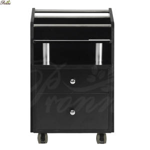 Carrello per Pedicure Moderno <span class=keywords><strong>di</strong></span> <span class=keywords><strong>Lusso</strong></span> con Ruote e Piano in Legno e Vetro, Novità 2026 - Product Image 2