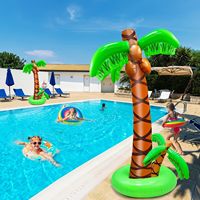 Décoration de fête hawaïenne, palmier gonflable en PVC, équipement de jeu de jardin extérieur pour parc aquatique et festival