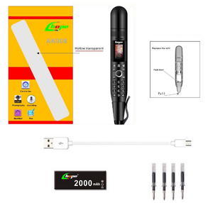 Bút Kỹ Thuật Số Thông Minh Kèm Camera Điện Thoại Bút Bi Xoắn Thân Kim Loại Mỏng Màu Đen Đỏ Bạc Văn Phòng Logo Tùy Chỉnh - Product Image 3