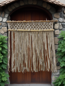 Rideaux <span class=keywords><strong>de</strong></span> porte tissés japonais, rideaux suspendus, rideaux décoratifs - Product Image 6