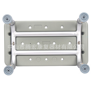 Chaise de douche carrée en alliage d'aluminium Tachikenka, tabouret de salle de bain pour personnes âgées et femmes enceintes - Product Image 1