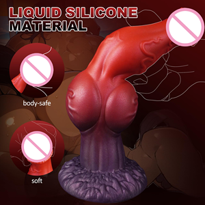 <span class=keywords><strong>Dildo</strong></span> Gigante de Silicone em Formato de Monstro, Animal, Alienígena ou Centauro, com Ventosa, À Prova D'água, Macio, Portátil e com Toque Real - Product Image 4