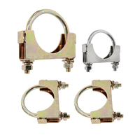 Boulon en U en acier coloré OEM avec placage zinc, vente en gros, D.E. Collier de serrage en U pour tuyau en acier inoxydable de 25-300 mm ou sur mesure pour camion