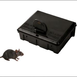 Estación de Cebo para Roedores de Plástico con Cerradura, Caja Trampa para Ratas y Ratones, Duradera, Reutilizable, para Interiores y Exteriores, Control de Plagas Doméstico y Comercial - Product Image 1