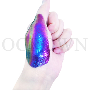 Super <span class=keywords><strong>crème</strong></span> multi couleur fard à paupières pigment <span class=keywords><strong>chroma</strong></span> shift paillettes duochrome caméléon cosmétique miroir poudre à ongles - Product Image 6
