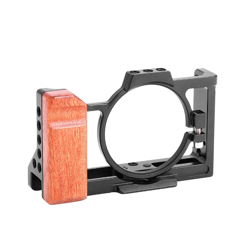 FOTOWORX DSLR Camera Mounts com Quick Release Plate Video Camera Cage para Sony ZV1