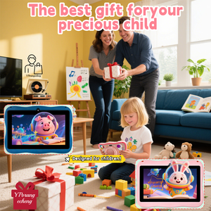 Tablette Éducative 7 Pouces pour Enfants Écran Tactile Capacitif Jeux d'Apprentissage Amusants Processeur Quad-Core Contrôle Parental Nouvelle Idée de <span class=keywords><strong>Cadeau</strong></span> de Noël - Product Image 2