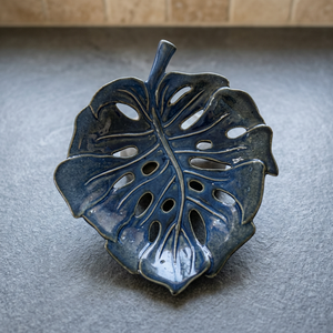 Tapete de Cerámica con Diseño Moderno en Azul Marino, Reutilizable, Hecho a Mano, Duradero, Lavable, Fácil de Usar, Decoración de Mesa, 400 mm de Diámetro, 8 mm de Grosor - Product Image 1
