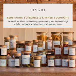 Frascos de Vidrio de Borosilicato Personalizados de 16 oz y 8 oz para Almacenamiento de Alimentos y Mermelada con Tapas de Madera de Bambú - Product Image 6