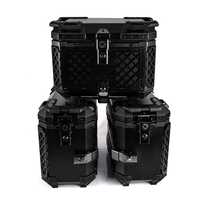 Boîte latérale de coffre de moto universelle de haute qualité de la marque SWEER, en aluminium, ensemble de 3 boîtes, capacité 45L+35L, étanche