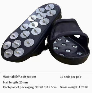 Kendinden tesviye özelliği ve dayanıklı kauçuk malzeme ile epoksi zeminler için yenilikçi başak ayakkabı - Product Image 6