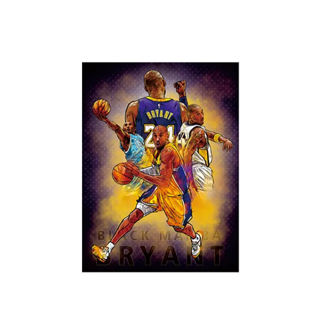 3D & Flip-Effekt Kobe Bryant Lentikular Poster benutzer definierte 3D Lentikular Poster Basketballs pieler Bilder