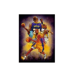 3D & フリップ効果レンチキュラーポスターカスタム3Dレンチキュラーポスターバスケットボール選手の画像