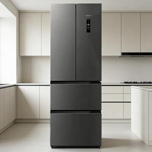 Réfrigérateur Inverter à Portes Françaises Frestec 310L, Sans Givre, Acier Inoxydable, Classe Énergétique A, Nouveauté 2025 – Vente Flash - Product Image 1