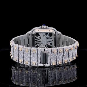 High Quality Mens Diamond Chronograph <b>Watch</b> with Stainless Steel Case Durable Design for Office and Travel Available For Sale - Product Image 4