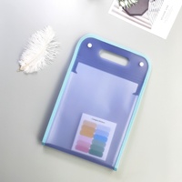 Pochette d'examen A4 grande capacité, verticale, portable, type accordéon, pour rangement de documents, multi-couches, pour étudiants, organiseur de matériel