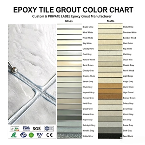 Mortier époxy bicomposant OEM pour carrelage, étanche et résistant aux taches, pour joints céramiques, intérieur/extérieur, construction - Product Image 5