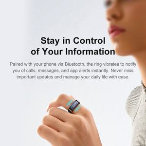Yawell Fabrikant OEM Moslim Gebeds Vibratie R11M Smart <span class=keywords><strong>Ring</strong></span> Touchscreen Fitness Gezondheid Tracker Heren Smart <span class=keywords><strong>Ring</strong></span> - Product Image 3