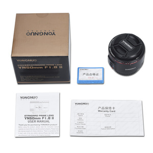 YONGNUO YN 50mm F1.8IIキヤノン用大口径オートフォーカスレンズキヤノン用ボケ効果カメラレンズ - Product Image 2