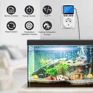 Kỹ thuật số kiểm soát nhiệt độ/230 V điều khiển nhiệt độ ổ cắm với cảm biến nhiệt ổ cắm nhiệt độ chuyển đổi với bộ đếm thời gian - Product Image 5