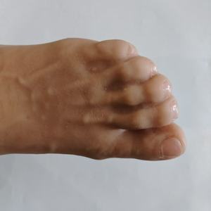 Fisioterapia dispositivos médicos <span class=keywords><strong>Cass</strong></span> I pierna prótesis Pie de silicona, pie artificial de silicona cosmética para personas discapacitadas - Product Image 5