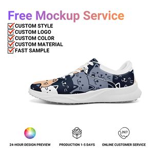 <span class=keywords><strong>Chaussures</strong></span> <span class=keywords><strong>de</strong></span> <span class=keywords><strong>golf</strong></span> en gros OEM ODM, impression à la demande, logo personnalisé, nom personnalisé, uniforme d'équipe, baskets pour terrain gazonné FN062-25027153-4 - Product Image 2