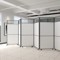 Bureau mobile personnalisé écran pliant cloison de séparation panneaux de confidentialité pour bureaux