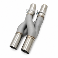 Système d'échappement en acier inoxydable de 1,2 mm d'épaisseur, tube en Z de 3 pouces à longueur égale avec garantie d'un an pour F95 X5M F96 X6M 4.4T