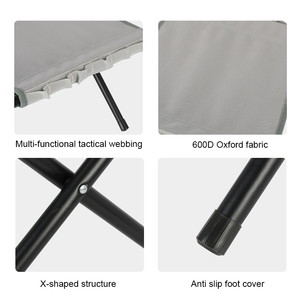 Korean Hot Sell Outdoor Morden Style Mini Metal Ultra-Light Heavy Duty Folding Camping <b>Stool</b> Chair - Product Image 5