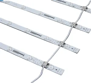 Özel toptan smd2835 led alüminyum şerit dağınık led çubuk aydınlatma arka ışık DC24V led merdiven ışık şeridi