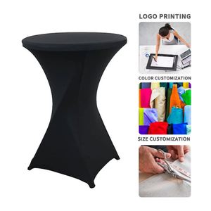 2023 New Custom Cocktail Table Cloth logo <b>Tablecloths</b> for Weddings Decorations - Product Image 4