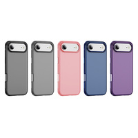 Pour iPhone 17 Air Luxury Matte tpu + pc antichoc étui de téléphone portable étuis de couverture arrière résistants aux rayures