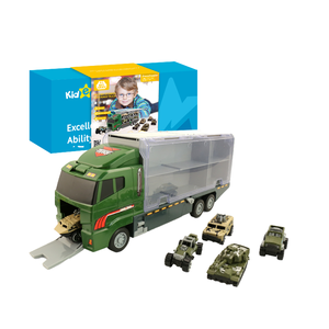 Enfants Simulation Jeux Militaires Camion Conteneurs Transport Militaire <span class=keywords><strong>Mini</strong></span> Bataille Moulé Sous Pression Jouets Voiture Transporteur Camion Jouet - Product Image 1