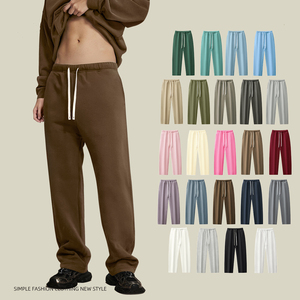 <span class=keywords><strong>Pantaloni</strong></span> Sportivi <span class=keywords><strong>da</strong></span> <span class=keywords><strong>Uomo</strong></span> RUICHI Nuovi Arrivi Autunno Inverno, <span class=keywords><strong>Felpati</strong></span> 350GSM, Gamba Dritta, Vestibilità Ampia, Tinta Unita, Casual - Product Image 1