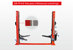 Merek Sunshine QJ-Y-2-40 Angkat Mobil Dua Tiang, Plat Dasar 4.0T 2 Tiang, Lift Kendaraan - Product Image 5