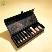 Boîte rigide à fermeture magnétique personnalisée pour cosmétiques de soin haut de gamme, emballage premium, boîte cadeau avec logo