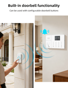 Sistema de seguridad para el Hogar Inteligente PGST de automatización Tuya, concentrador inteligente para el hogar ABS con conectividad de red WIFI GSM, sistema de alarma para el hogar inteligente - Product Image 6