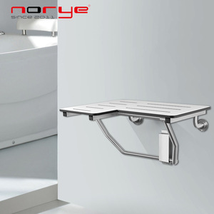 Chaise de douche pliante en acier inoxydable Norye, tabouret de bain mural pour personnes âgées et handicapées - Product Image 2
