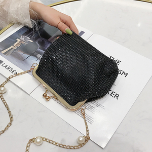 Nouveau sac fourre-tout carré à sequins pour <span class=keywords><strong>femme</strong></span>, sac à bandoulière messager tendance <span class=keywords><strong>avec</strong></span> chaîne métallique et fermoir, <span class=keywords><strong>pochette</strong></span> pour soirée - Product Image 5