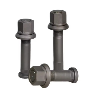 Ensemble boulon et écrou de moyeu de roue de classe 10.9, <span class=keywords><strong>goujon</strong></span> de roue haute résistance avec écrou pour camion lourd - Product Image 4