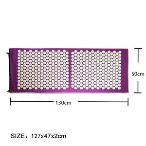 Ecologische massagemat yoga acupressuurmat XL acupunctuurmat 100% katoen handgemaakt voor volwassenen lichaamsmassage binnen Zhejiang - Product Image 1