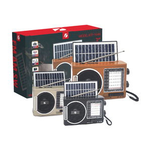 Altavoz Bluetooth Retro Recargable KTF-1646 para Conferencias, Inalámbrico, con Linterna, <span class=keywords><strong>Radio</strong></span> AM/<span class=keywords><strong>FM</strong></span>, Sistema Solar, Estilo Vintage - Product Image 1