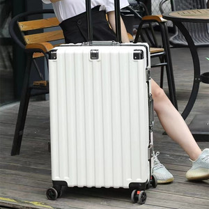 Valise <span class=keywords><strong>de</strong></span> <span class=keywords><strong>voyage</strong></span> avec cadre en aluminium ABS PC Bagages tendance <span class=keywords><strong>Sac</strong></span> à roulettes <span class=keywords><strong>cabine</strong></span> coque dure avec roulette spinner - Product Image 2