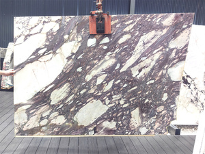Dalles de marbre Calacatta Viola d'Italie pour îlot de cuisine, comptoirs, meubles de salle de bain en marbre violet, carreaux muraux et de sol sur mesure - Product Image 1