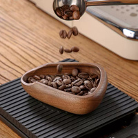 Plateau de pesée pour grains de café en bois massif, léger, base plate de 40g, pour balance à café, accessoire de barista, vente en gros