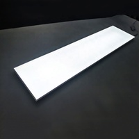 Plafonnier LED carré encastré personnalisé 300x1200 30x120cm, cadre en aluminium moderne, anti-éblouissement, IRC 90, UGR<19, haute luminosité