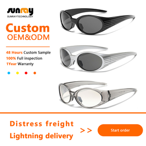 Gafas de Sol UV400 Plateadas con Marco Único Personalizable OEM para Hombre y Mujer, Estilo Vintage, Lentes Coloridas al por Mayor, Gafas de Sol de Moda con Logotipo Personalizado - Product Image 2