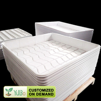 Fabricant de fournitures plateau de croissance de semis plateau hydroponique en plastique Abs grand plateau de croissance