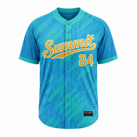 Maillot de baseball court imprimé sur mesure grande taille, entièrement boutonné, coupe haute, uniforme d'équipe, tailles XS à 6XL, vente en gros, fournisseur OEM, commandes en gros