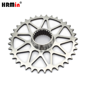 <span class=keywords><strong>Pignon</strong></span> de vélo <span class=keywords><strong>Fixie</strong></span> à vitesse fixe et bague de blocage en titane Gr.5 pour vélo à une vitesse - Product Image 2